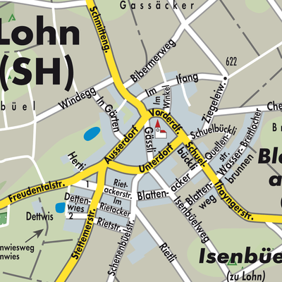 Stadtplan Lohn (SH)