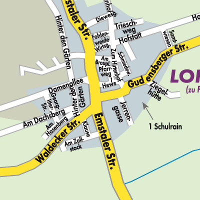 Stadtplan Lohne