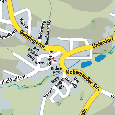 Stadtplan Lohnsburg am Kobernaußerwald