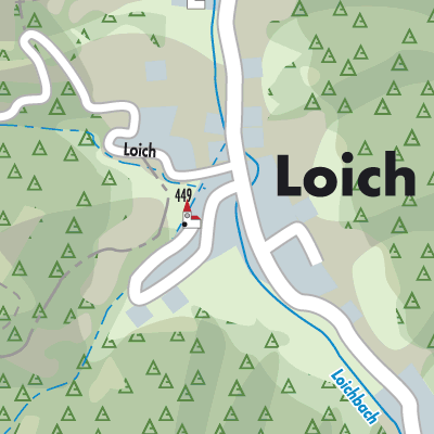 Stadtplan Loich