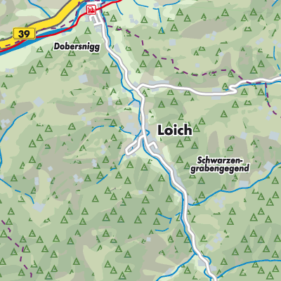 Übersichtsplan Loich