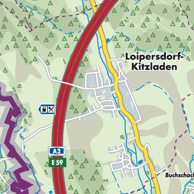 Übersichtsplan Loipersdorf-Kitzladen