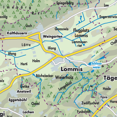 Übersichtsplan Lommis