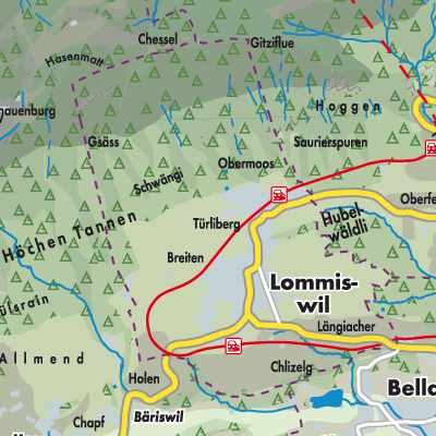 Übersichtsplan Lommiswil