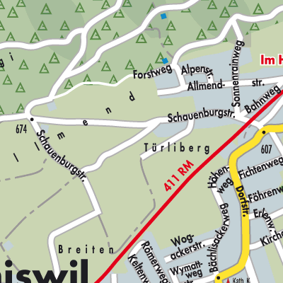 Stadtplan Lommiswil