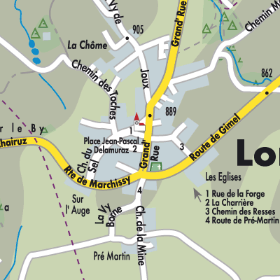 Stadtplan Longirod