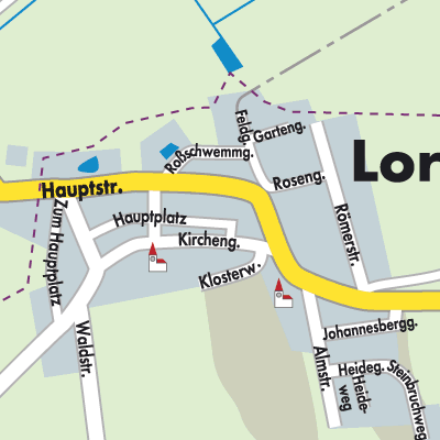 Stadtplan Loretto