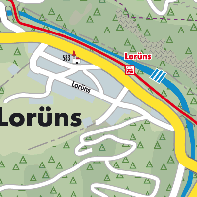 Stadtplan Lorüns
