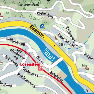 Stadtplan Losenstein