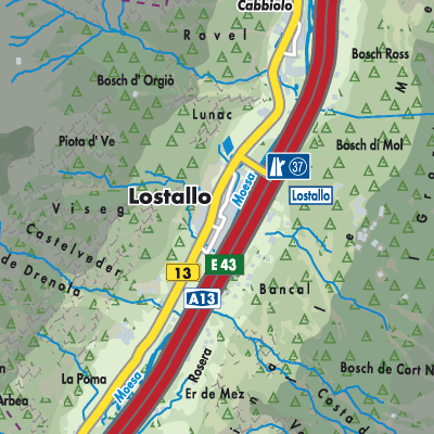 Übersichtsplan Lostallo