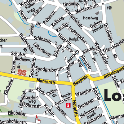 Stadtplan Lostorf