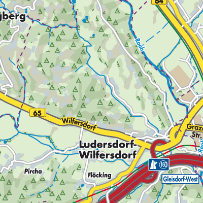 Übersichtsplan Ludersdorf-Wilfersdorf