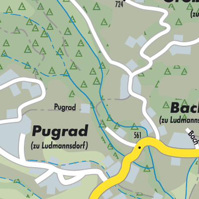 Stadtplan Ludmannsdorf