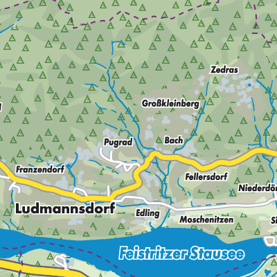 Übersichtsplan Ludmannsdorf