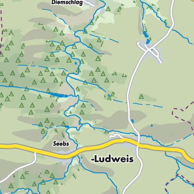 Übersichtsplan Ludweis-Aigen