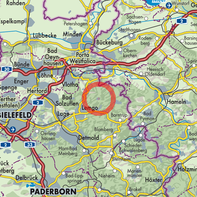 Landkarte Lüdenhausen