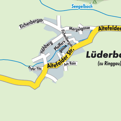 Stadtplan Lüderbach