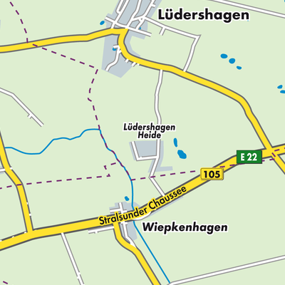 Übersichtsplan Lüdershagen Heide