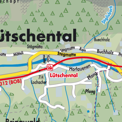 Stadtplan Lütschental