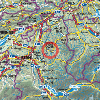 Landkarte Lützelflüh