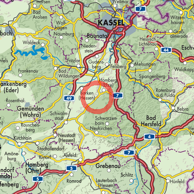 Landkarte Lützelwig