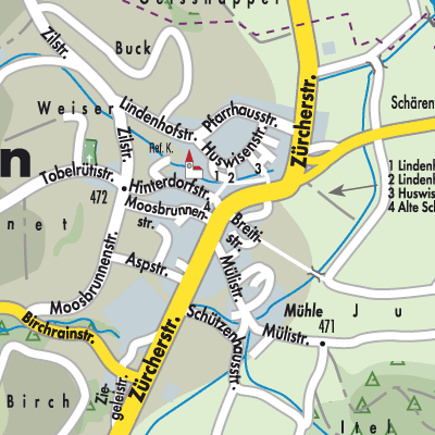 Stadtplan Lufingen