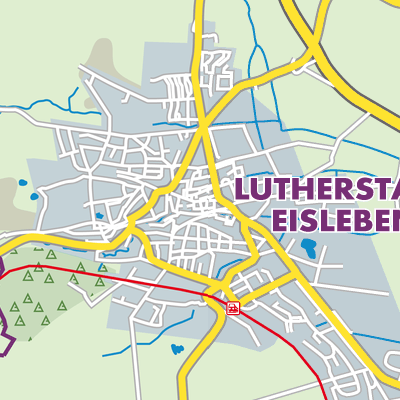 Übersichtsplan Lutherstadt Eisleben