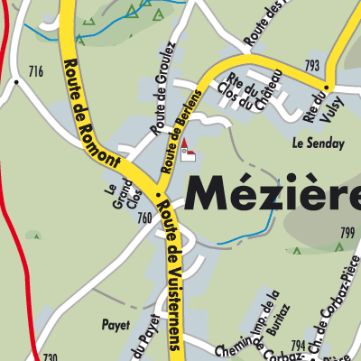 Stadtplan Mézières (FR)