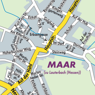 Stadtplan Maar