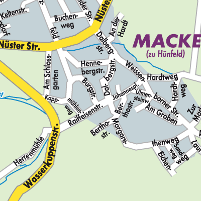 Stadtplan Mackenzell
