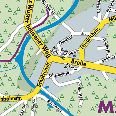 Stadtplan Märkisch Buchholz