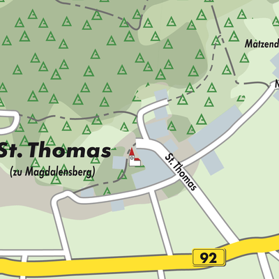 Stadtplan Magdalensberg