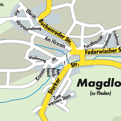 Stadtplan Magdlos