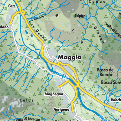 Übersichtsplan Maggia