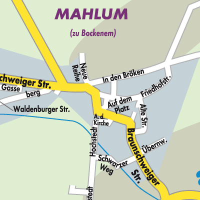Stadtplan Mahlum
