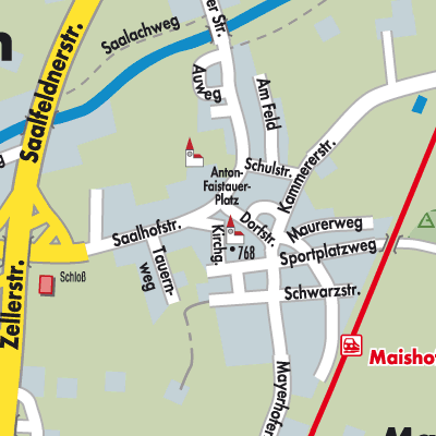 Stadtplan Maishofen