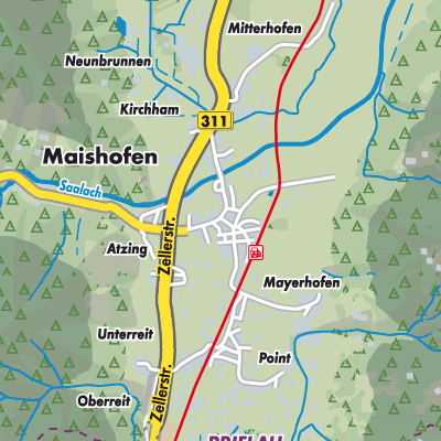 Übersichtsplan Maishofen