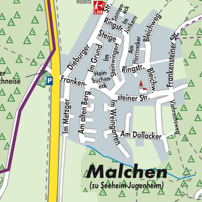 Stadtplan Malchen