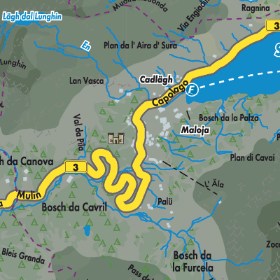 Übersichtsplan Maloja