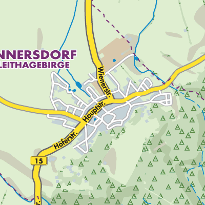 Übersichtsplan Mannersdorf am Leithagebirge