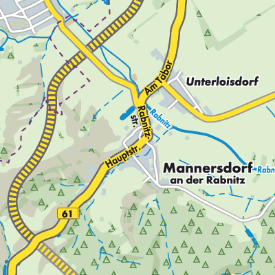 Übersichtsplan Mannersdorf an der Rabnitz