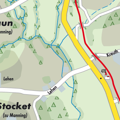 Stadtplan Manning