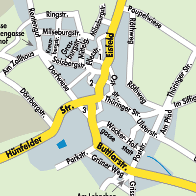Stadtplan Mansbach