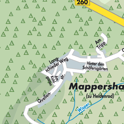 Stadtplan Mappershain