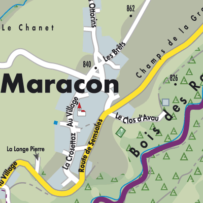 Stadtplan Maracon