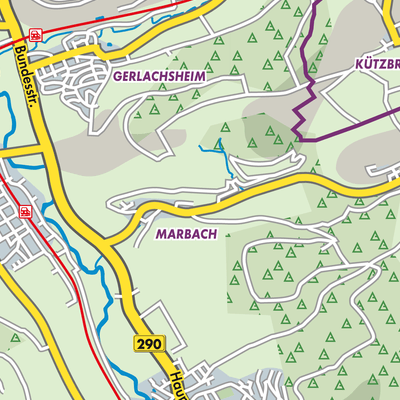 Übersichtsplan Marbach