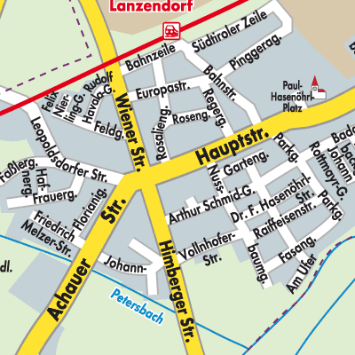 Stadtplan Maria-Lanzendorf