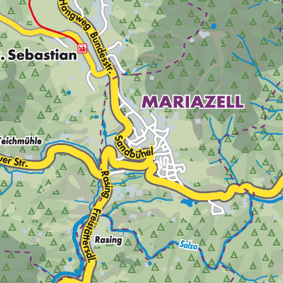 Übersichtsplan Mariazell