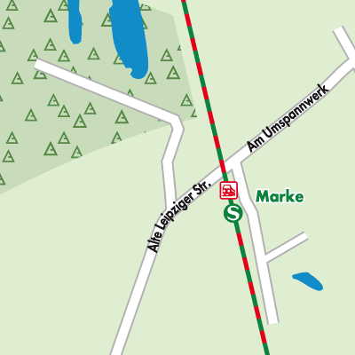 Stadtplan Marke (Bahnhof)