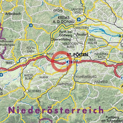 Landkarte Markersdorf-Haindorf